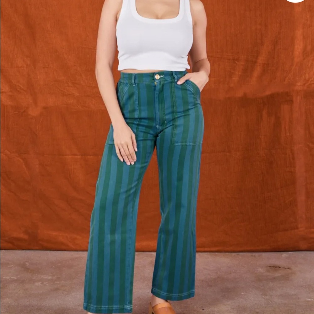 ISO DO not BUY Big Bud Press Green Striped Pants S or M